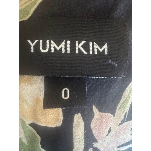 Revolve Yumi Kim Women’s Size 0 XS Hey Jude Haze Night Black Floral Mini Dress - Picture 7 of 7